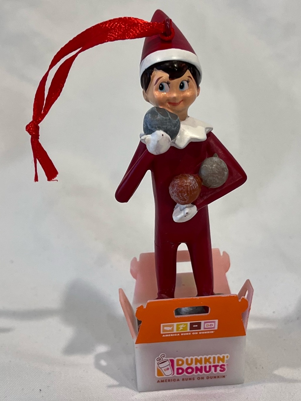 2017 Dunkin Donuts Elf on the Shelf Munchkins Ornament